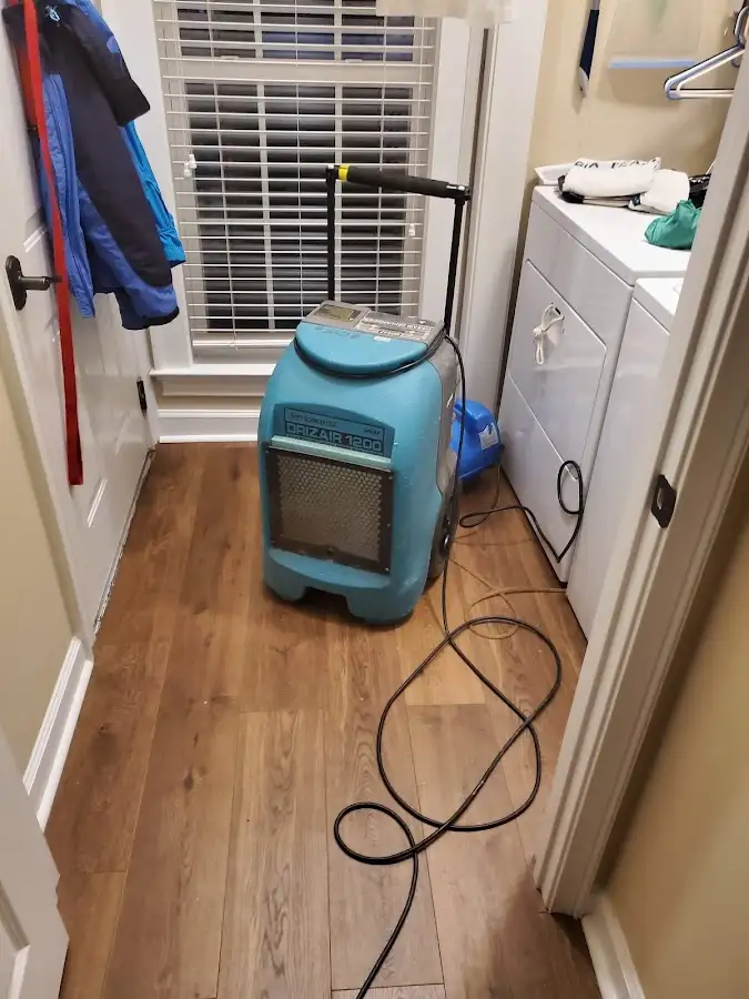 Commercial dehumidifier deployed for Flood Damage Cleanup in Myrtle Beach